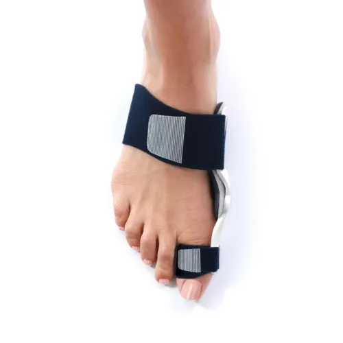 Hallux Valgus-Korrekturorthese HalguNight AIRCAST schwarz-weiß