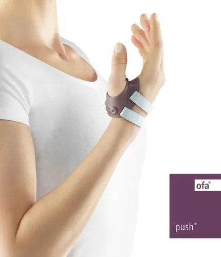 Daumenorthese CMC Push Ortho grau-aubergine