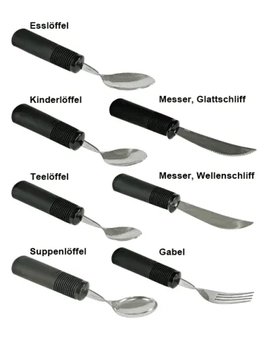 BIG GRIP Messer mit Glattschliff