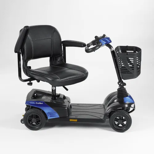 Elektro-Scooter COLIBRI 4-rad 6km/h saphirblau