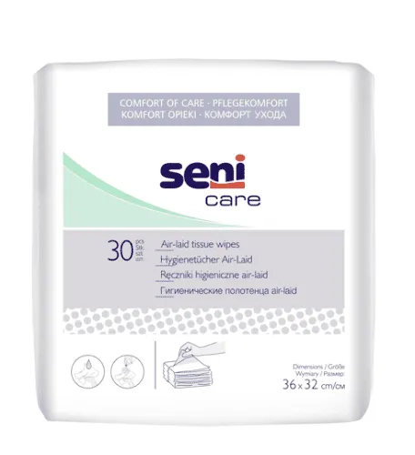 Seni Care Hygienetücher Air-Laid 36 x 32 cm (VPE: 30 Stück)