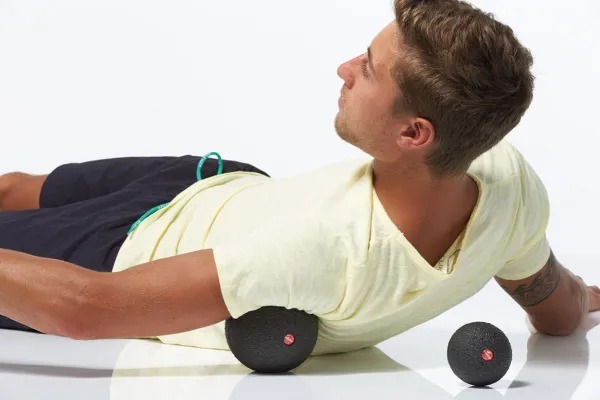 Blackroll Massageball, schwarz