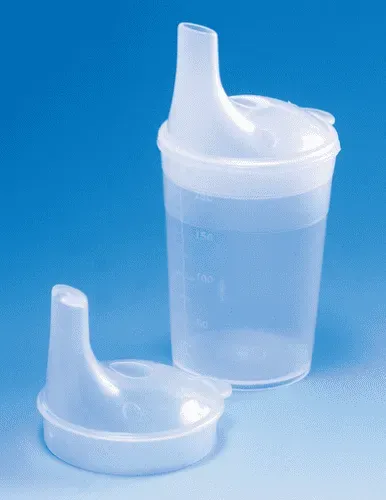 Schnabelbecher für Brei, Ø 8 mm transparent