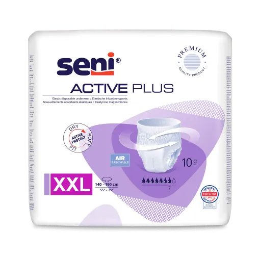 Einweginkontinenzslips Seni Active Plus xx-large (1 Karton: 6x10 Stück)