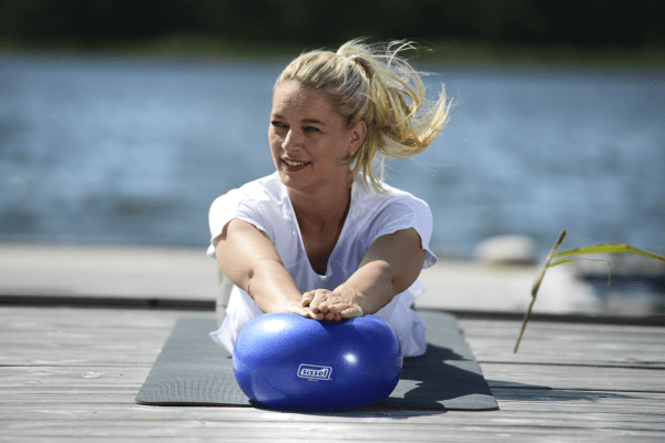 SISSEL Pilates Soft Ball, inklusive Übungsanleitung