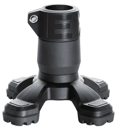 4-Punkt Gummikapsel Safety Foot, schwarz (VPE: 1 Stück)