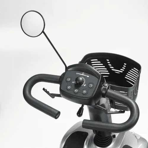 Elektro-Scooter Leo, 4-Rad, 6 km/h Version, silber