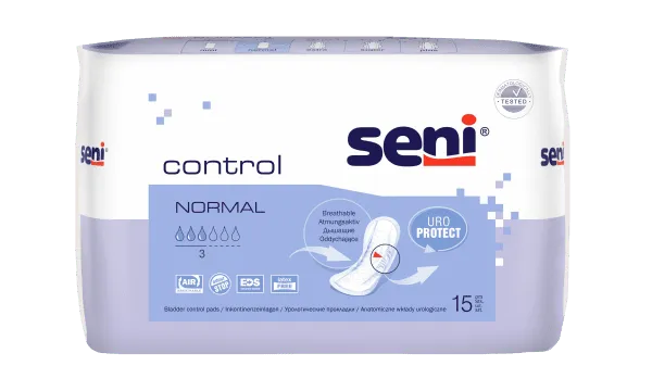 Inkontinenzeinlagen Seni Control Normal (1 Karton: 12 x 15 Stück)