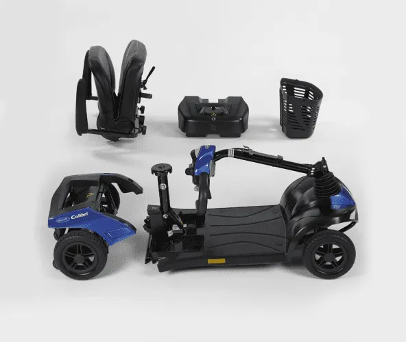 Elektro-Scooter COLIBRI 4-rad 6km/h saphirblau