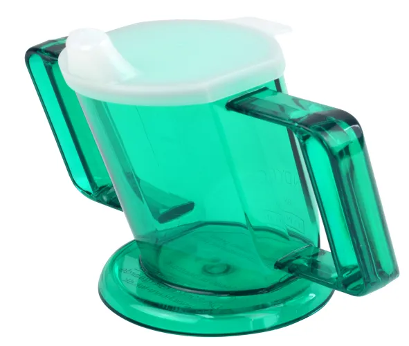 Trinkbecher HANDYCUP mit Tee-Aufsatz und 2 Griffen