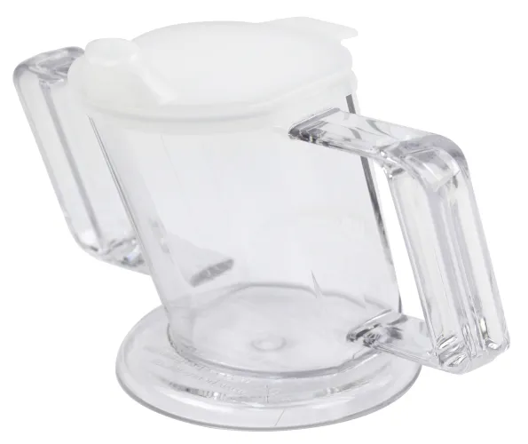 Trinkbecher HANDYCUP mit Tee-Aufsatz und 2 Griffen