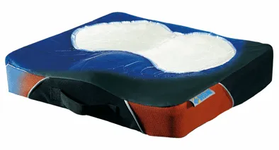 Anti-Dekubitus-Sitzkissen Duoform, mit Jersay-Bezug, anthrazit-orange