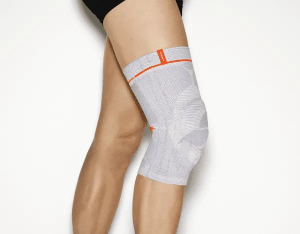 Kniebandage bei MORBUS-SCHLATTER, platinum