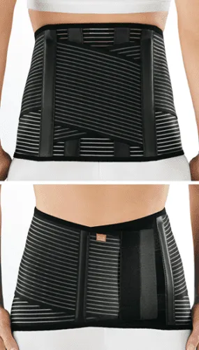 Kreuzbandage Lumbamed Active, schwarz