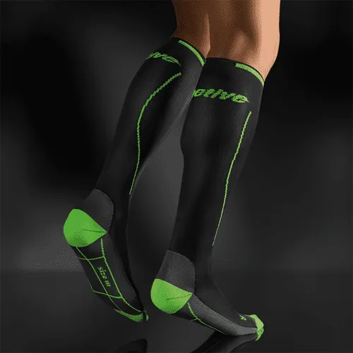 Bort Sportkompressionsstrumpf ActiveColor schwarz-grün