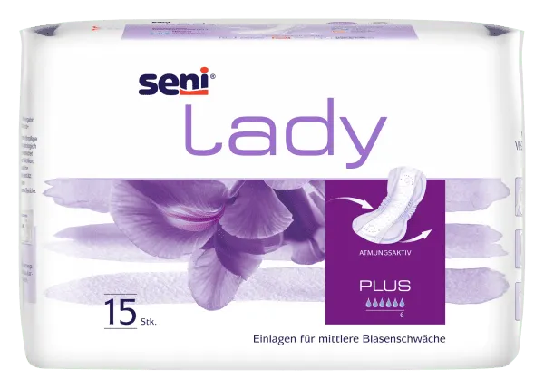 Inkontinenzeinlagen Seni Lady Plus (1 Karton: 16 x 15 Stück)