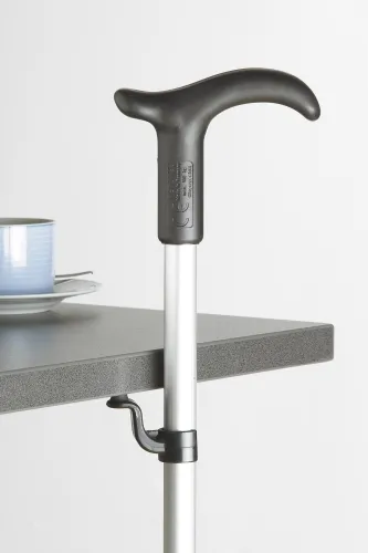 Stock-/Gehhilfenhalter Flip schwarz (Gehhilfen Anker)