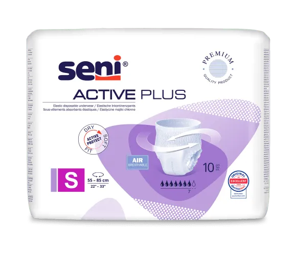 Einweginkontinenzslips Seni Active Plus small (1 Karton: 8x10 Stück)