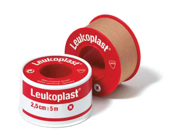 Leukoplast im Metallschutzring 5m x 2,5cm (VPE: 12 Stück)
