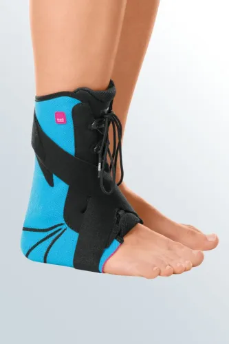 Sprunggelenkorthese Levamed stabili-tri blau-schwarz