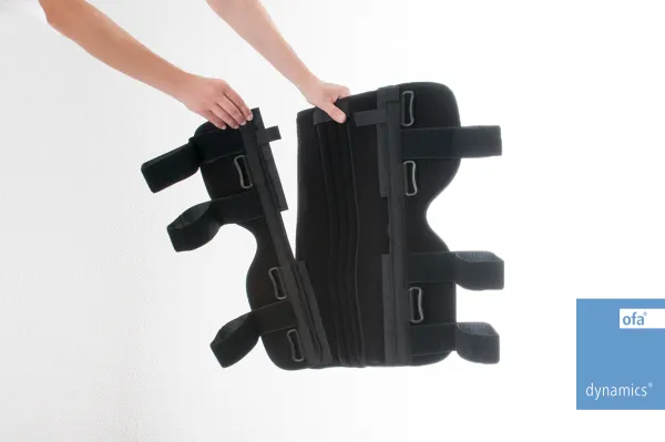 Dynamics Knielagerungsschiene, schwarz