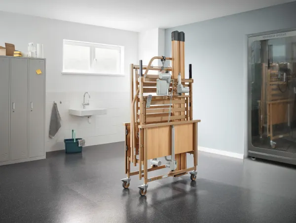 Pflegebett DALI wash 90x200 cm Holz