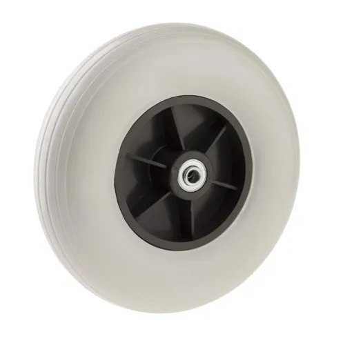 Rad für Rollatoren mit Kugellager- Rippenfelge TPE 200x50 Nabenlänge 62mm