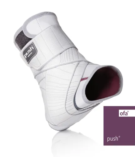 Knöchelbandage Push med grau-aubergine