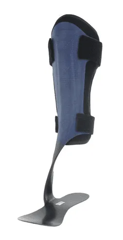 Knöchel-Fußorthese BlueROCKER 2.0, dynamisch ohne Umlenkschlaufe, blau