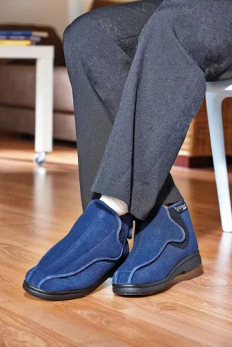 Reha Schuh SaniCabrio marineblau