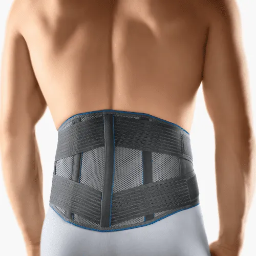 Bort Rückenbandage Vario, mit Pelotte, grau
