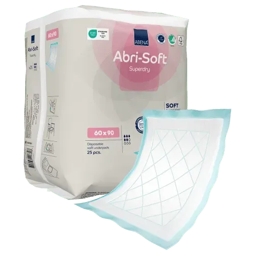Bettschutzeinlage Abena Abri-Soft Superdry 60x90 cm (1 Karton: 4 x 30 Stück)