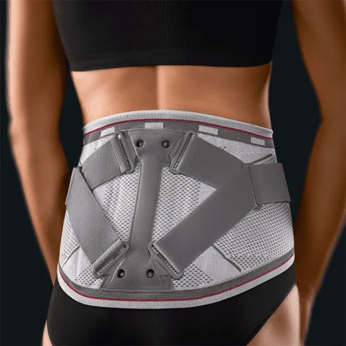 Bort Rückenbandage select Stabilo Lady mit Pelotte silber