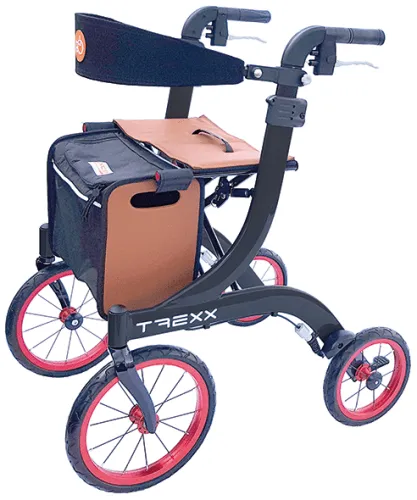 Alu-Outdoor-Rollator T REXX mit Tasche