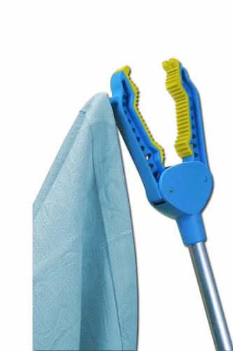 Greifzange Falke mit Softgriff blau/gelb