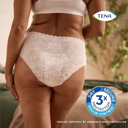 TENA Silhouette Lady Pants Plus White M, Hüfte 75-100cm (1 Karton: 2 x 12 Stück)